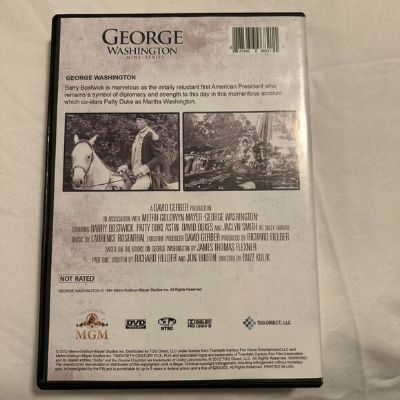 George Washington Mini Series DVD - Picture 2 of 5